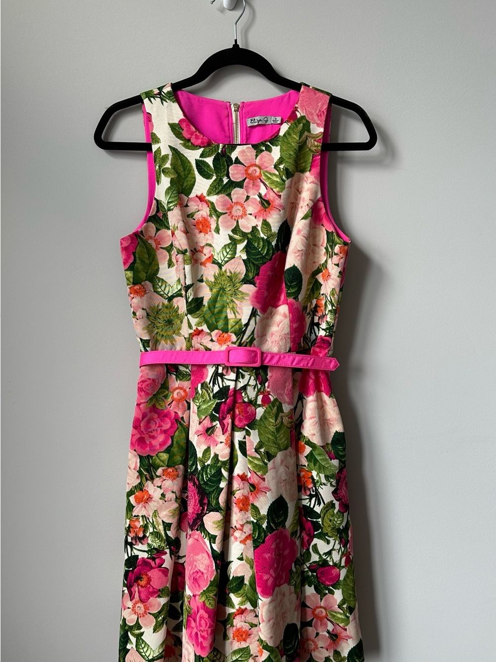 Eliza J Floral Midi Dress